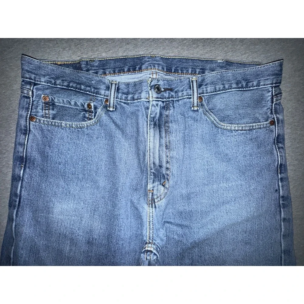 Levi 505 Mens Jeans 38x30* Regular Fit Straight Leg Workwear Inseam Measures 27